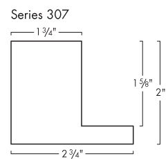 This large frame features a black 1-5/8 depth and gold 1-3/4 " wide profile. This classic frame will modernize any space.